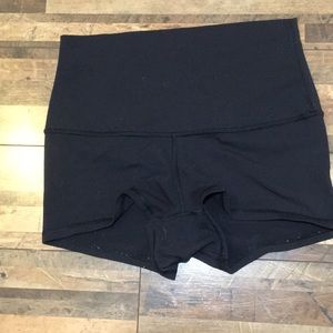 Black lululemon shorts